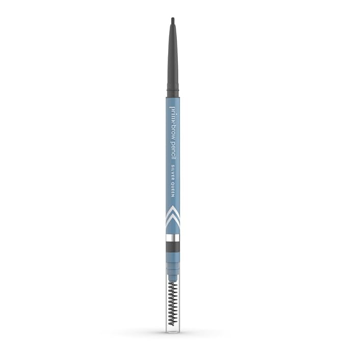 PrimeBrow Pencil for Mature Women ??Ultra-Precise Tip for Natural, Hair-Like Strokes ??Smudge-Proof & Long-Lasting Wear ??Great for Thinning, Sparse, or Graying Brows (Silver Queen)