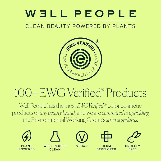 Well People Power Palette Eyeshadow, Five Long-wear, Hyper-pigmented Matte & Shimmer Shades For Intense Color, Vegan & Cruelty-free, Taupe