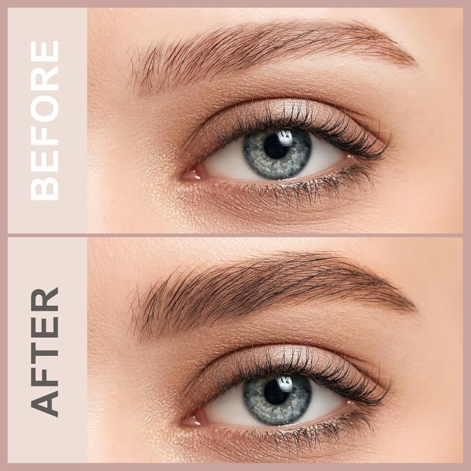 LAVONE Eyebrow Pen,2-IN-1 Dual-ended Waterproof Eyebrow Pencil,with 4 Tip Microblading Eyebrow Pen and Ultra-Precise Brow Pencil,Dual-ended Eyebrow Brush,Eyebrows Makeup for Natural Looking-Ash Brown