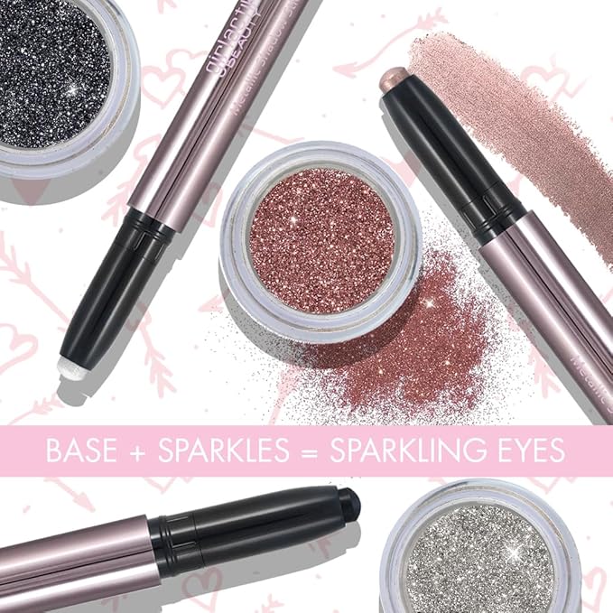 Girlactik Creamy Eyeshadow Stick- Long Lasting and Water-Resistant, Shimmering and Matte Colors Eye Shadow Stick Makeup, Built-in sharpener - 2 g / .07 oz (Skin)