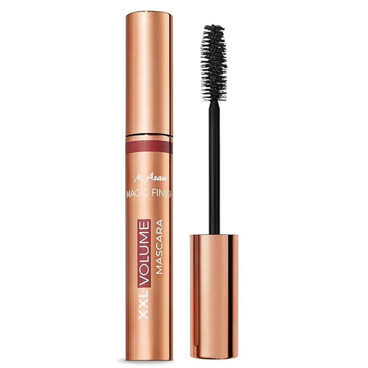 M. Asam MAGIC FINISH XXL Volume Mascara (0.33 Fl Oz) ??Volumizing Mascara with Monoi Butter, Deep Brown Lash Definition & Length, Weightless Texture, Vegan & Silicone-Free
